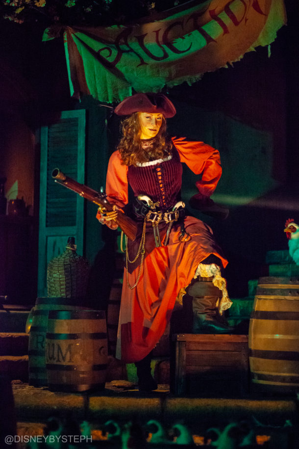 , Disneyland Update – Pirates of the Caribbean Recasts the Redhead as a Pirate Herself