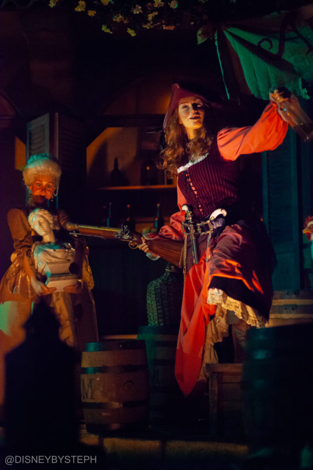 , Disneyland Update – Pirates of the Caribbean Recasts the Redhead as a Pirate Herself