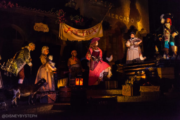 , Disneyland Update – Pirates of the Caribbean Recasts the Redhead as a Pirate Herself
