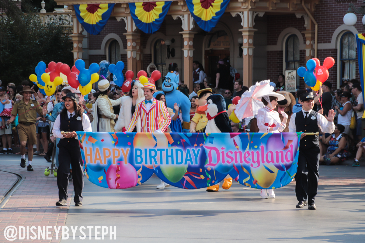 , Celebrating Disneyland&#8217;s Birthday with Character &#8211; A Disneyland Resort Update