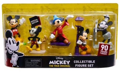 Mickey's 90th 5-Piece Figure Set