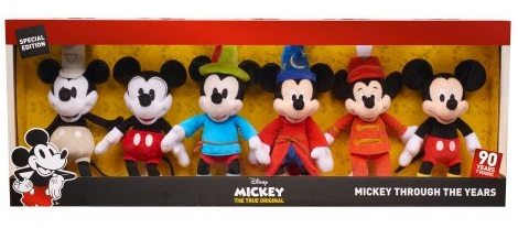 Mickey's 90th Plush Collection Package Set