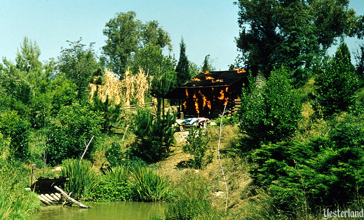 Yesterland: Burning Settler’s Cabin