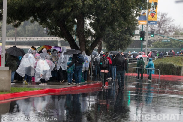 MiceChat Gumball Rally, Disneyland Update: Drenched Gumballs and Scrim Covered Castle