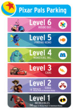 PIXAR PALS PARKING LEVELS