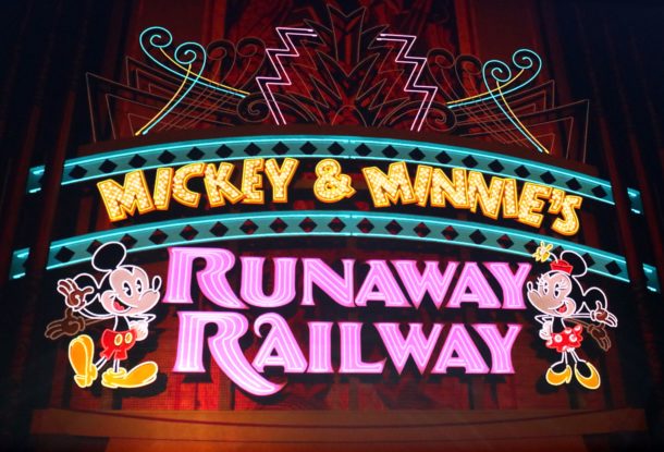 , Mickey and Minnie’s Runaway Railroad Construction Begins
