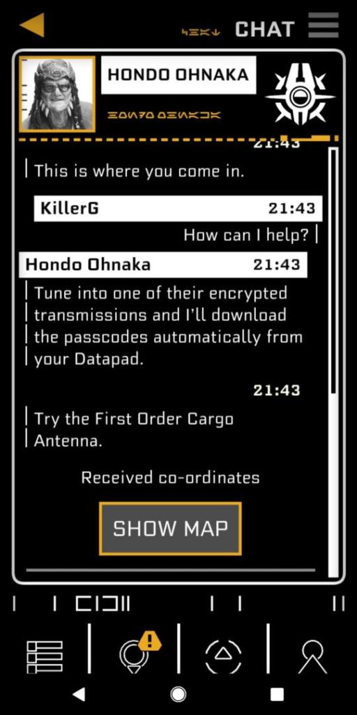 , Star Wars Datapad Brings Simulation and Frustration