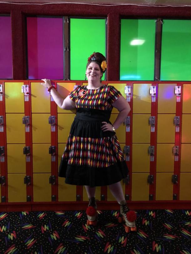 , Stayin’ Alive at D23’s Mickey Mouse Roller Disco Party