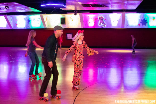 , Stayin’ Alive at D23’s Mickey Mouse Roller Disco Party