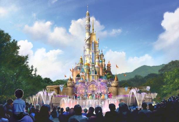 , Hong Kong Disneyland Reveals New Castle – Beauty or Beast?