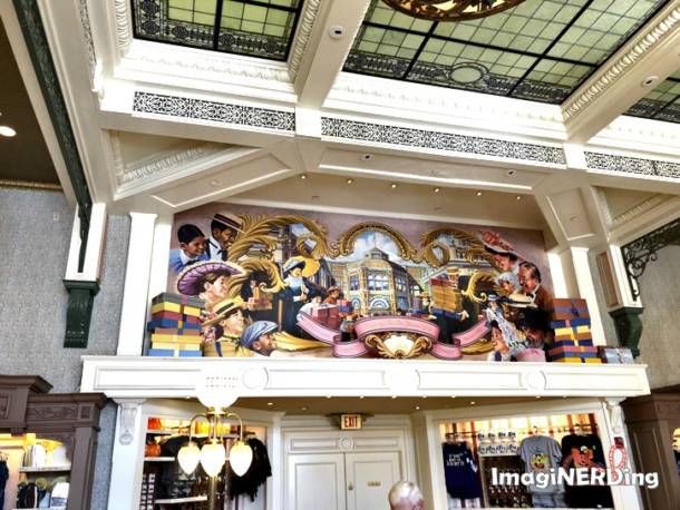 The inside of the Emporium at the Magic Kingdom where West Center Street used to be.