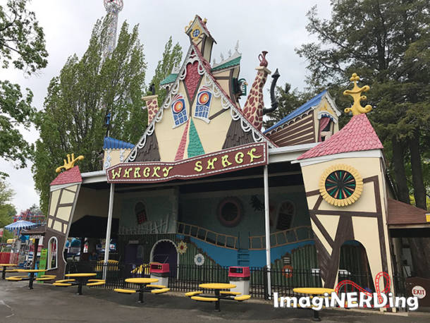 The Whacky Shack at Waldameer Park, a famous Dark Ride