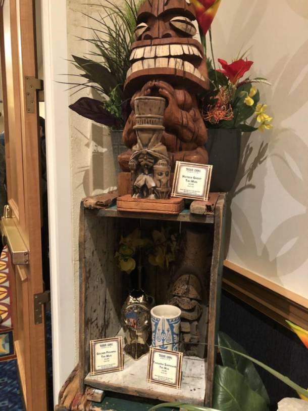 Hatbox Ghost Tiki Mug, New Hatbox Ghost Tiki Mug Materializes at Disneyland
