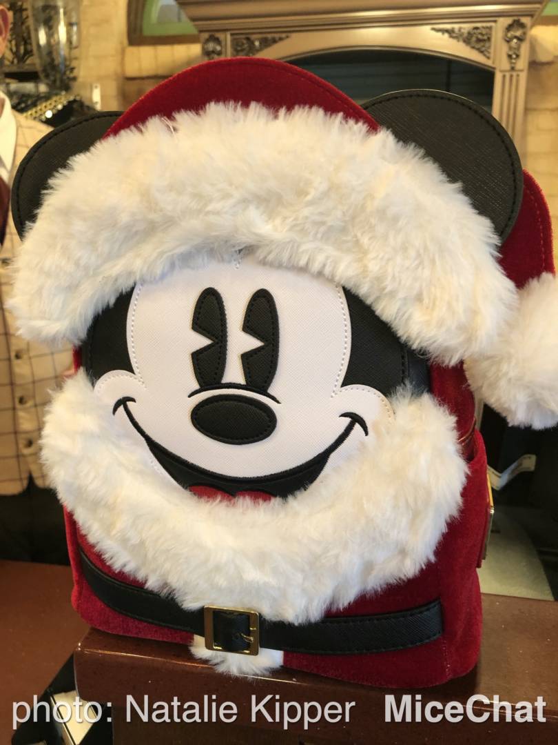 mickey mouse santa backpack