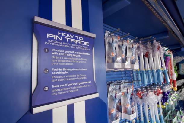 Pin Trading, Epcot Update: Construction Leads to New Pin Trading Central