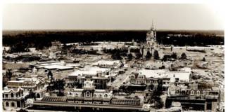 photo of main street use at the magic kingdom under construction