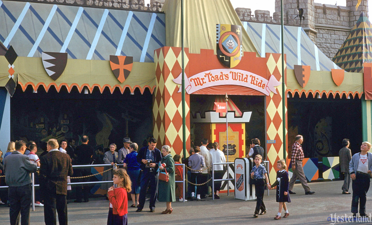 Micechat Disney History Disneyland Features Werner Weiss Yesterland The Original Mr Toad S Wild Ride