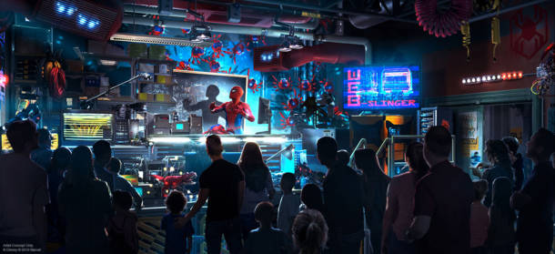 , High-Flying Spider-Man Stunts Over Disneyland’s Avengers Campus!