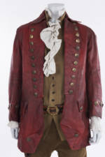 Beauty and the Beast 2017GastonRed leather coat costumeworn by Luke Evans