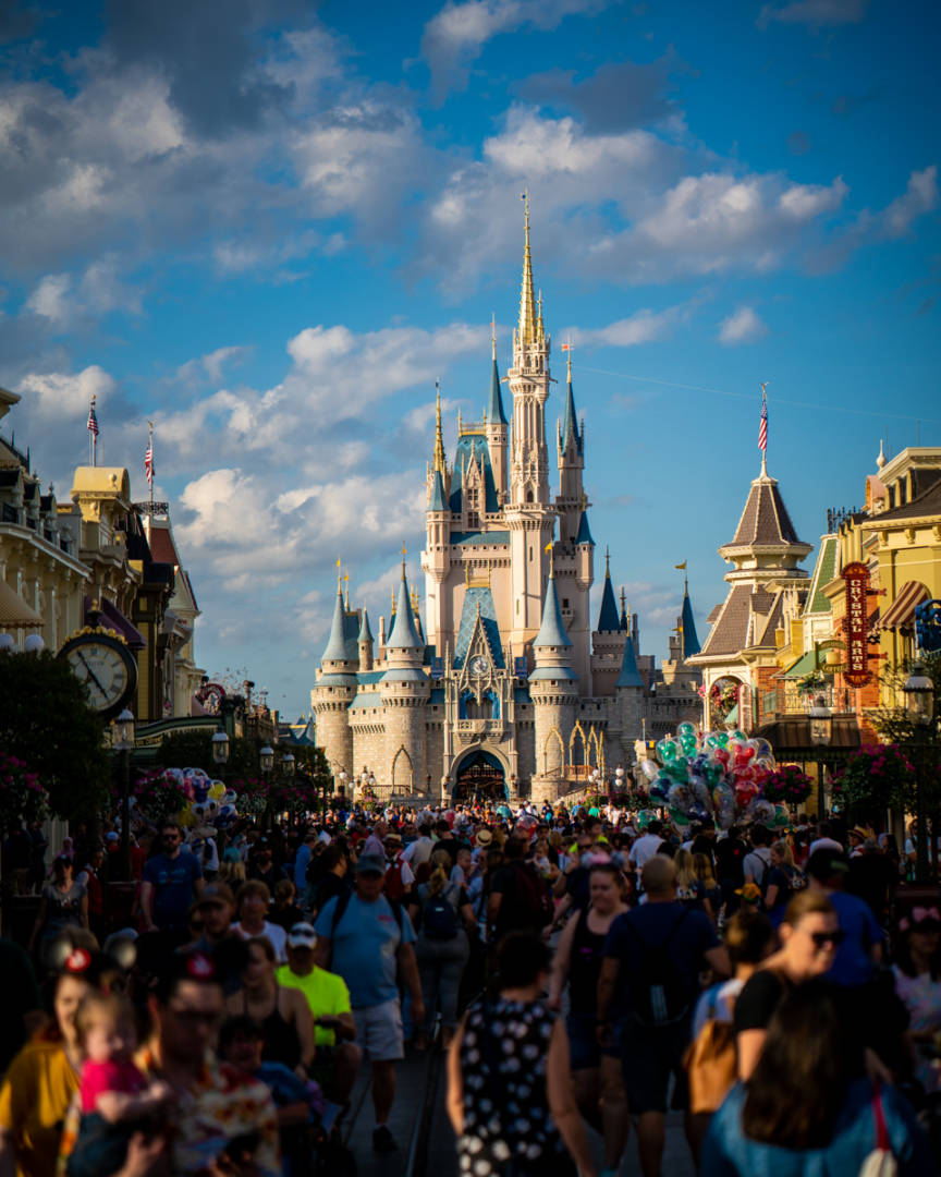, New Blue For You – Magic Kingdom Castle Makeover in Detail