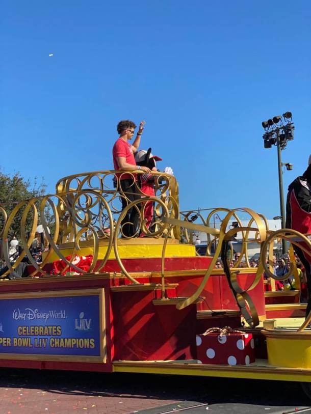 , I’m Going to Disney World – Super Bowl LIV MVP Parade at Magic Kingdom