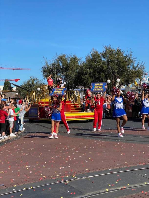 , I’m Going to Disney World – Super Bowl LIV MVP Parade at Magic Kingdom