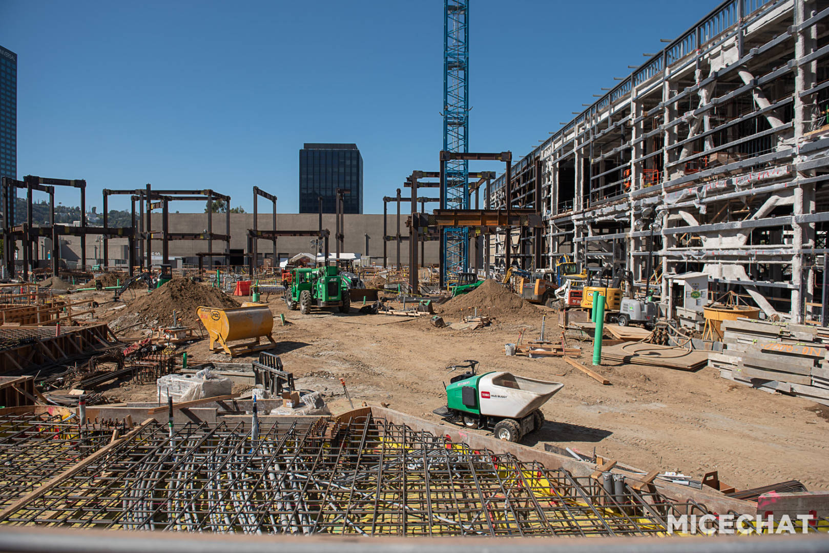 Universal Studios Hollywood continues construction on Nintendo World. 