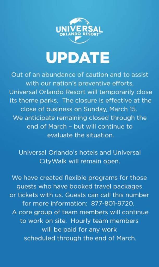 , BREAKING NEWS &#8211; Walt Disney World AND Disneyland Paris Closing