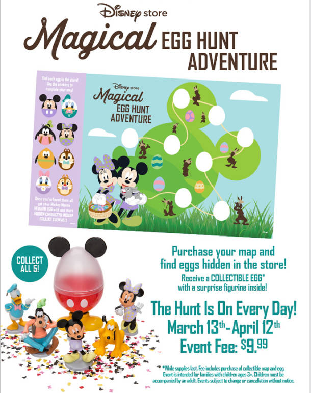 Magical Egg Hunt Adventure, Disney Store Magical Egg Hunt Adventure and Spring Merchandise