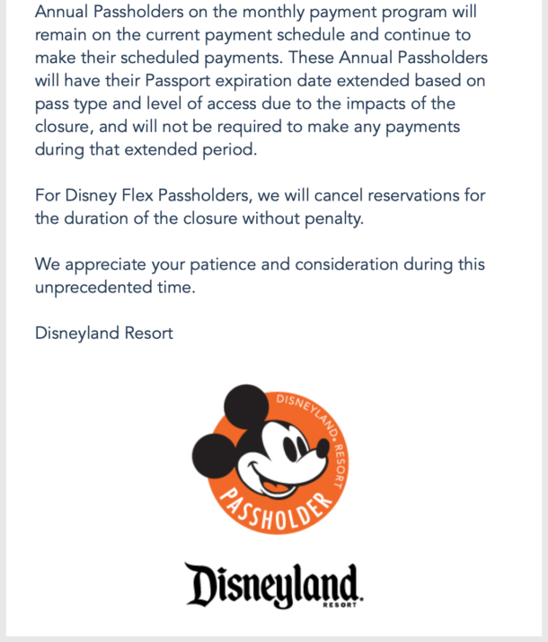 , Important Disneyland & WDW Passholder Closure Updates