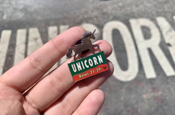 Beastly Kingdom unicorn pin