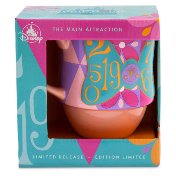 The It's A Small World mug in its packaging