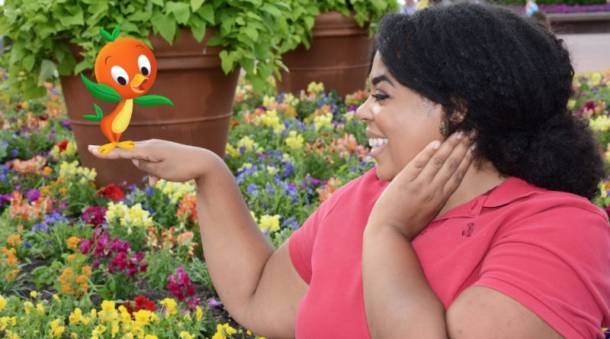 Disney Photopass Magic Shot Orange Bird