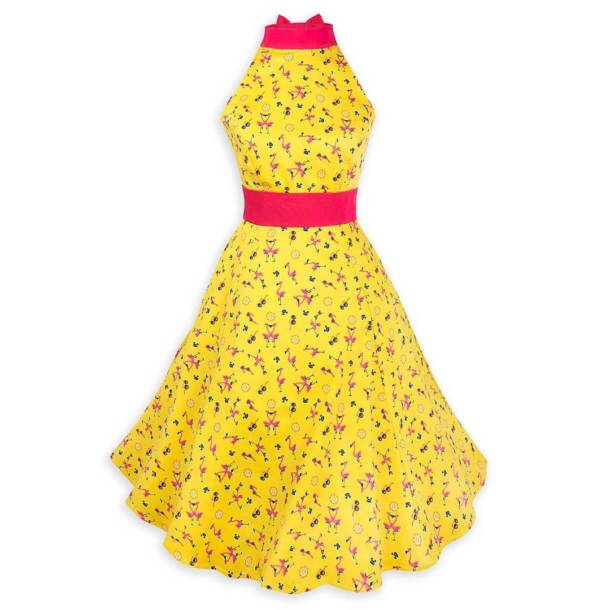 Flamingo Halter Dress for Women