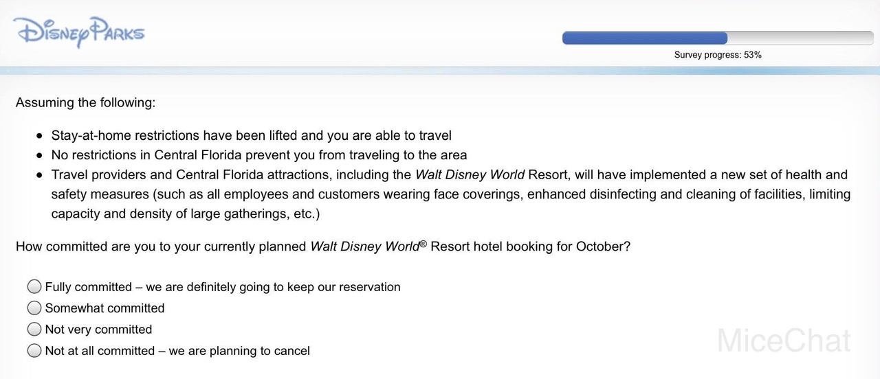 , Disney Asks Guests When They Will Be Comfortable to Return