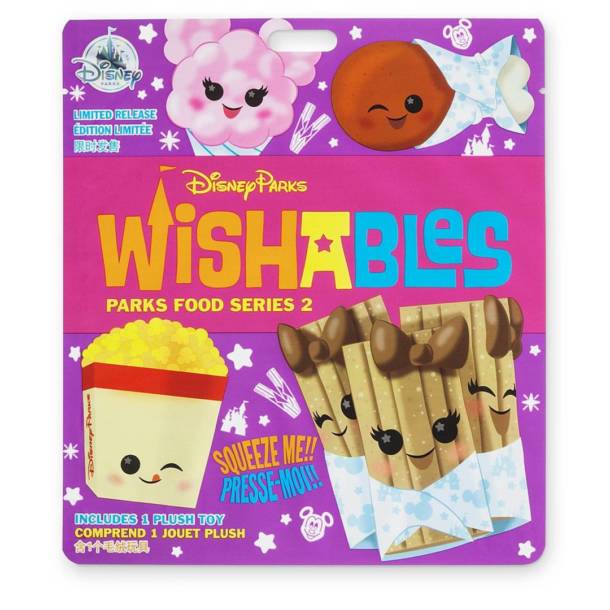 The packaging for the Parks Food 2 Series of Wishables