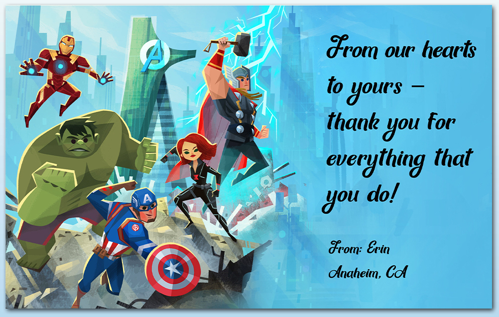 , Disney Employees Send Heartfelt Cards to Healthcare Workers