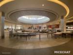Florida Mall Food Court with Closed Tables