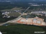 Flamingo Crossings and New Disney College Program Apartments Construction Aerial View