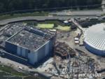 TRON Construction at MK Magic Kingdom Aerial