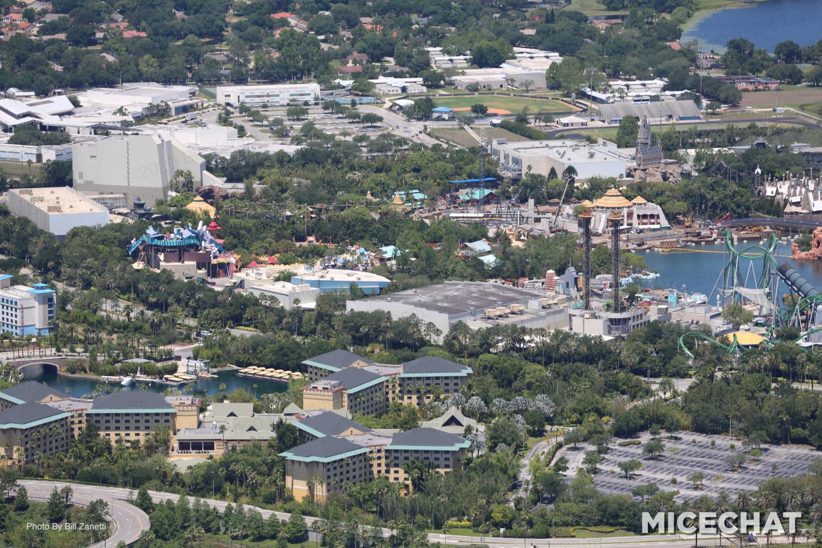 , Orlando Reopening Update &#8211; CityWalk Visit, Disney World &#038; Epic Universe Aerial Images