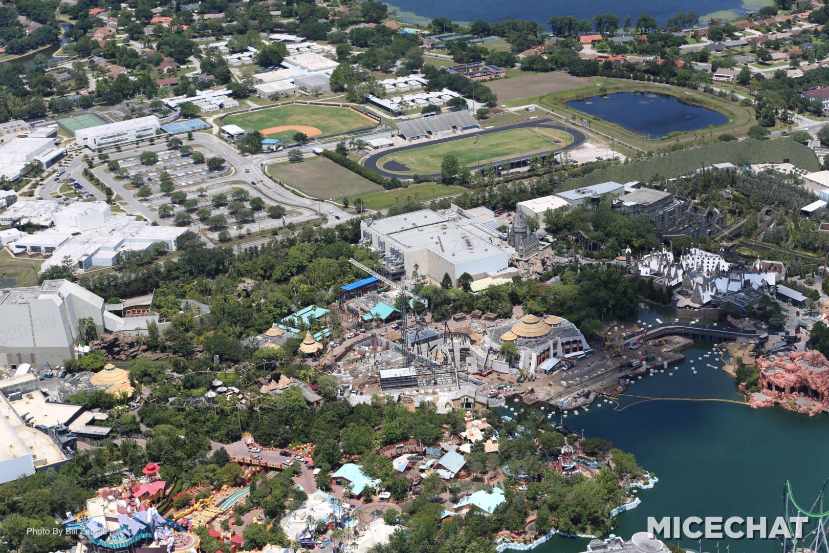 , Orlando Reopening Update &#8211; CityWalk Visit, Disney World &#038; Epic Universe Aerial Images