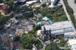 Roller Coaster Construction at Jurassic Park at Islands of Adventure Aerial View