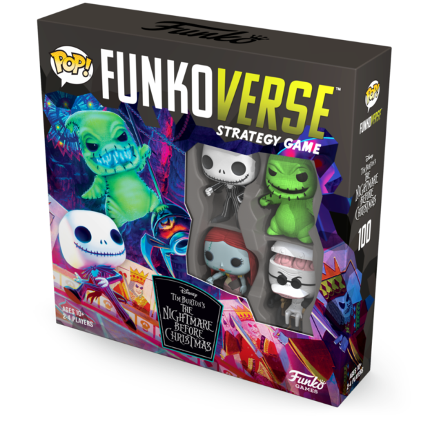 The POP! Funkoverse Nightmare Before Christmas Board Game, sold at mass retailers