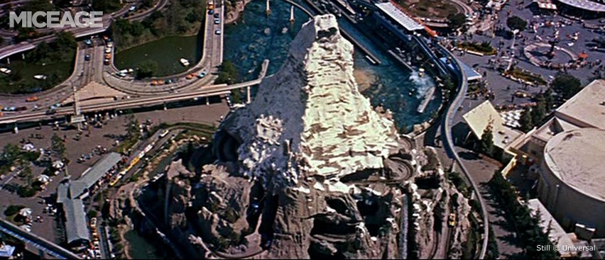 Vintage Disneyland from 1962 - this is a view of the Matterhorn