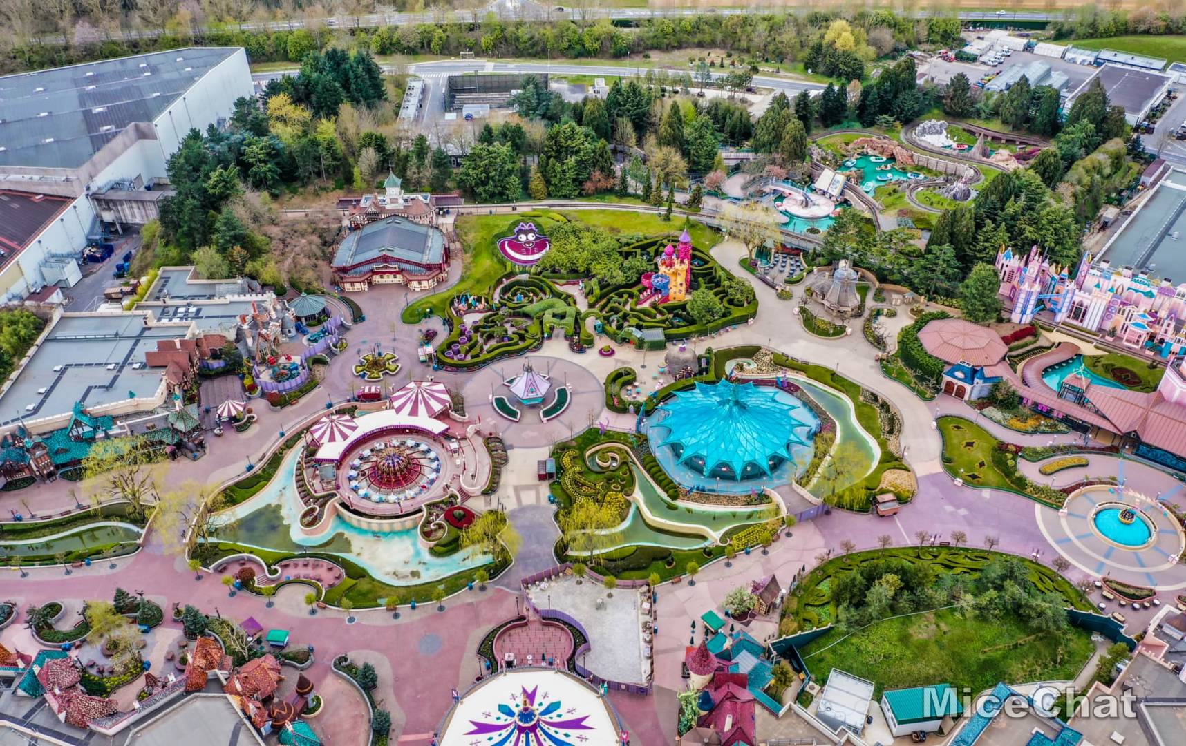 Disneyland Paris, Disneyland Paris: Above the Magic &#8211; Aerial Images and Latest News