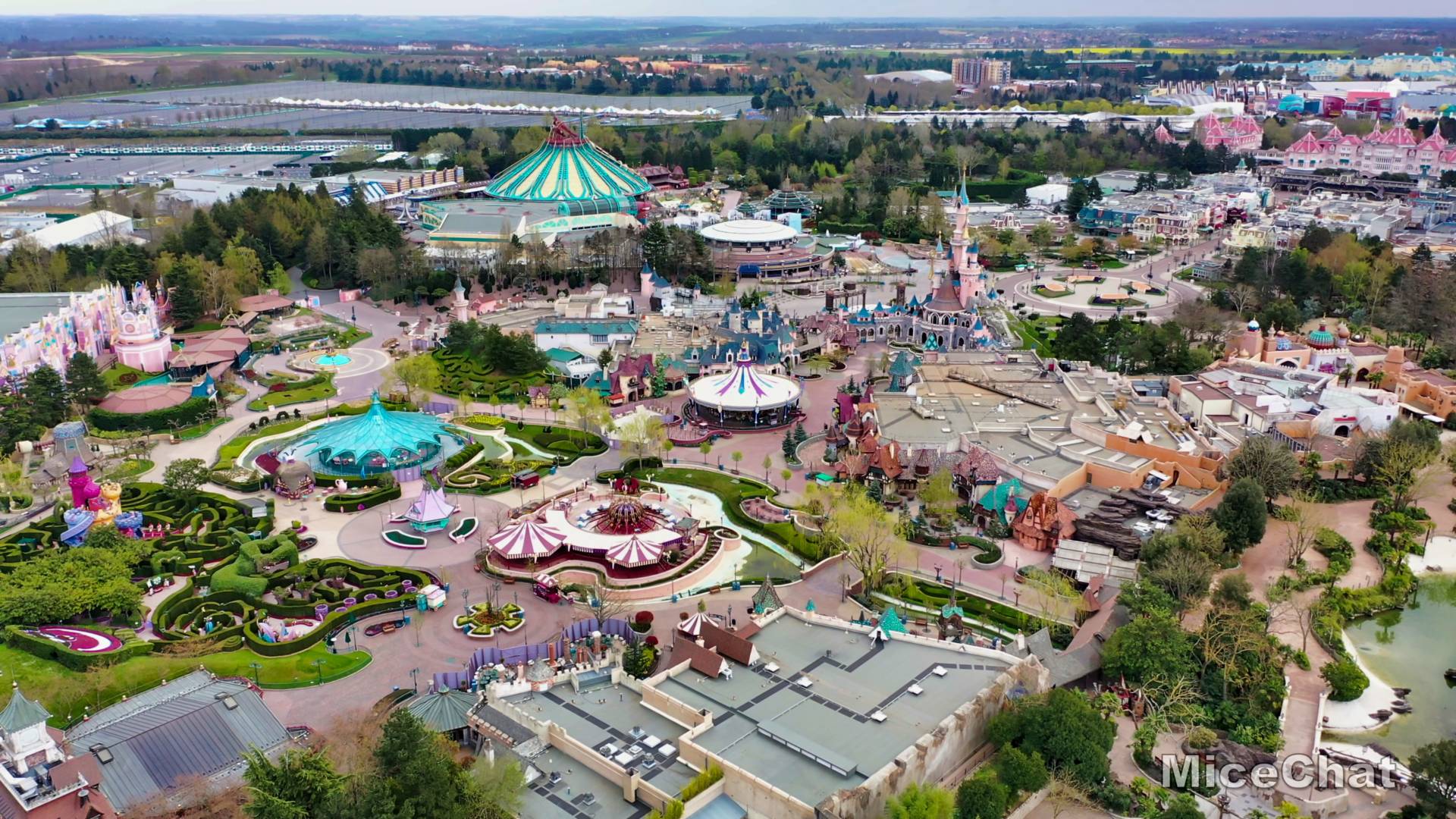 Disneyland Paris, Disneyland Paris: Above the Magic &#8211; Aerial Images and Latest News