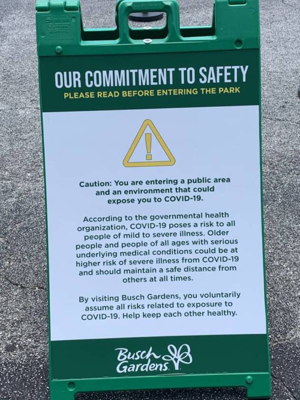 , Busch Gardens Tampa Reopens with a Few Hiccups