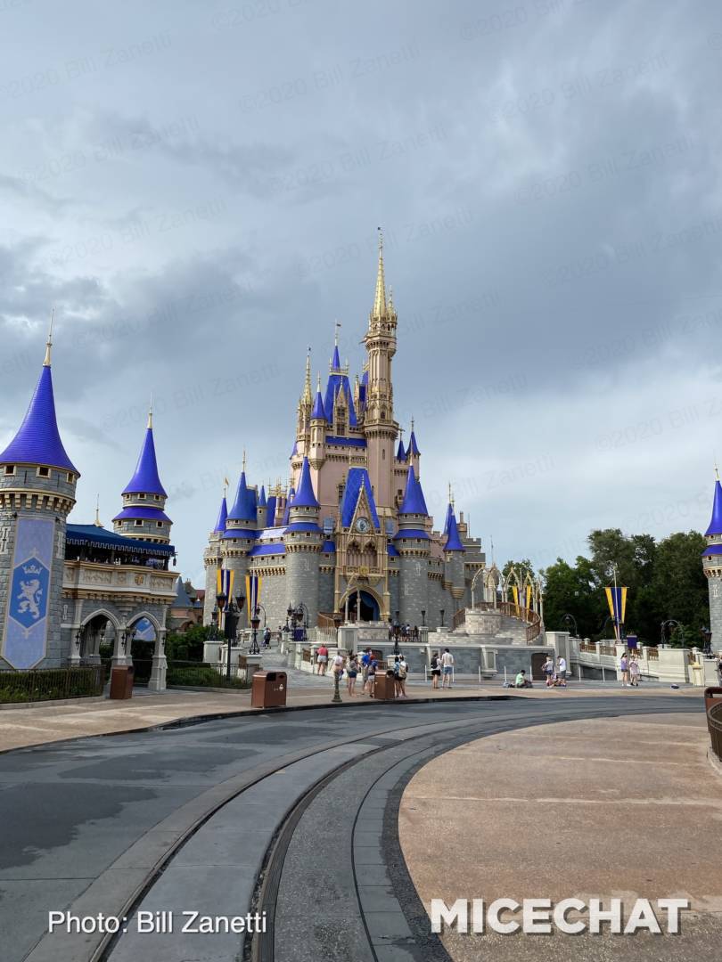 , New Blue For You – Magic Kingdom Castle Makeover in Detail