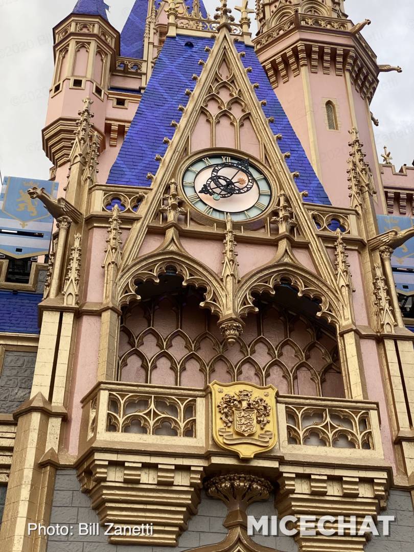 , New Blue For You – Magic Kingdom Castle Makeover in Detail